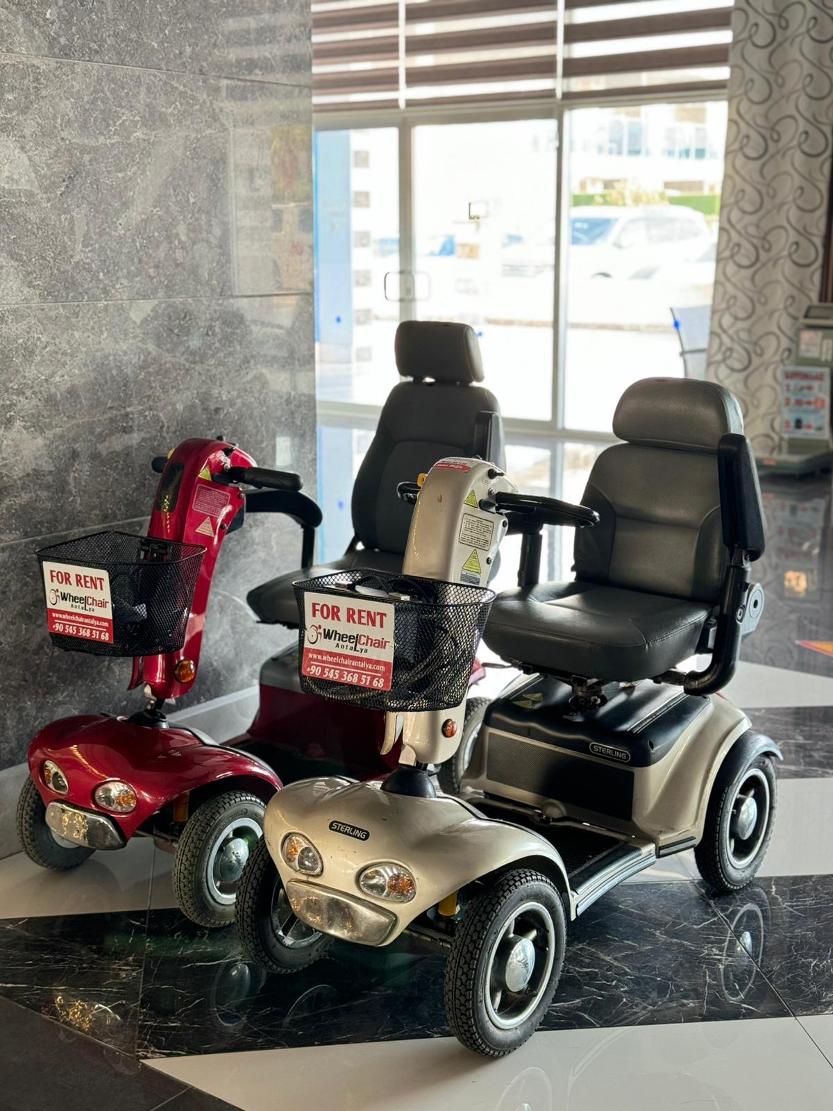 Mobility scooter rental near Belek hotels Antalya Turkey