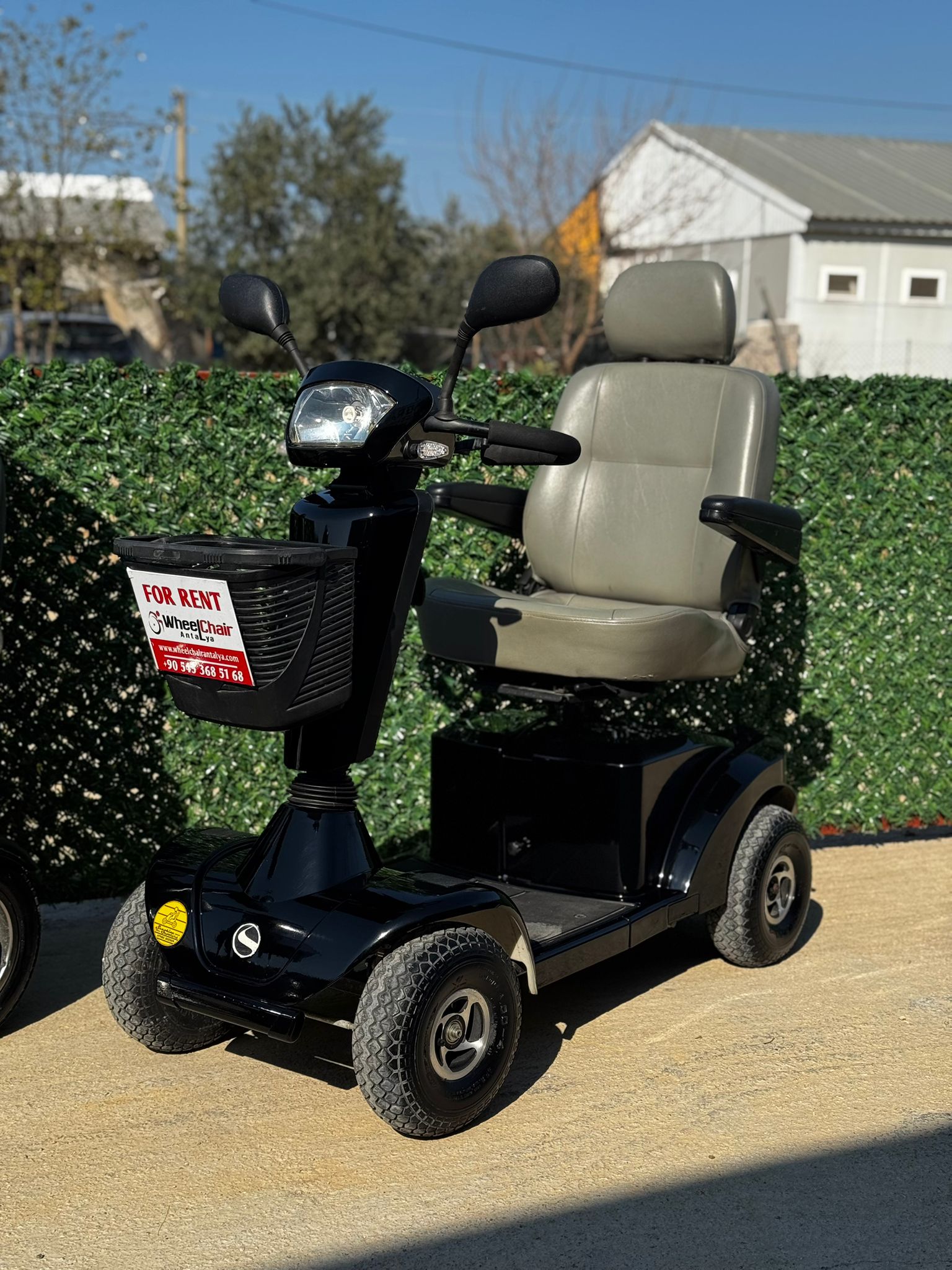 Mobility scooter rental in Belek Turkey for tourists and hotels